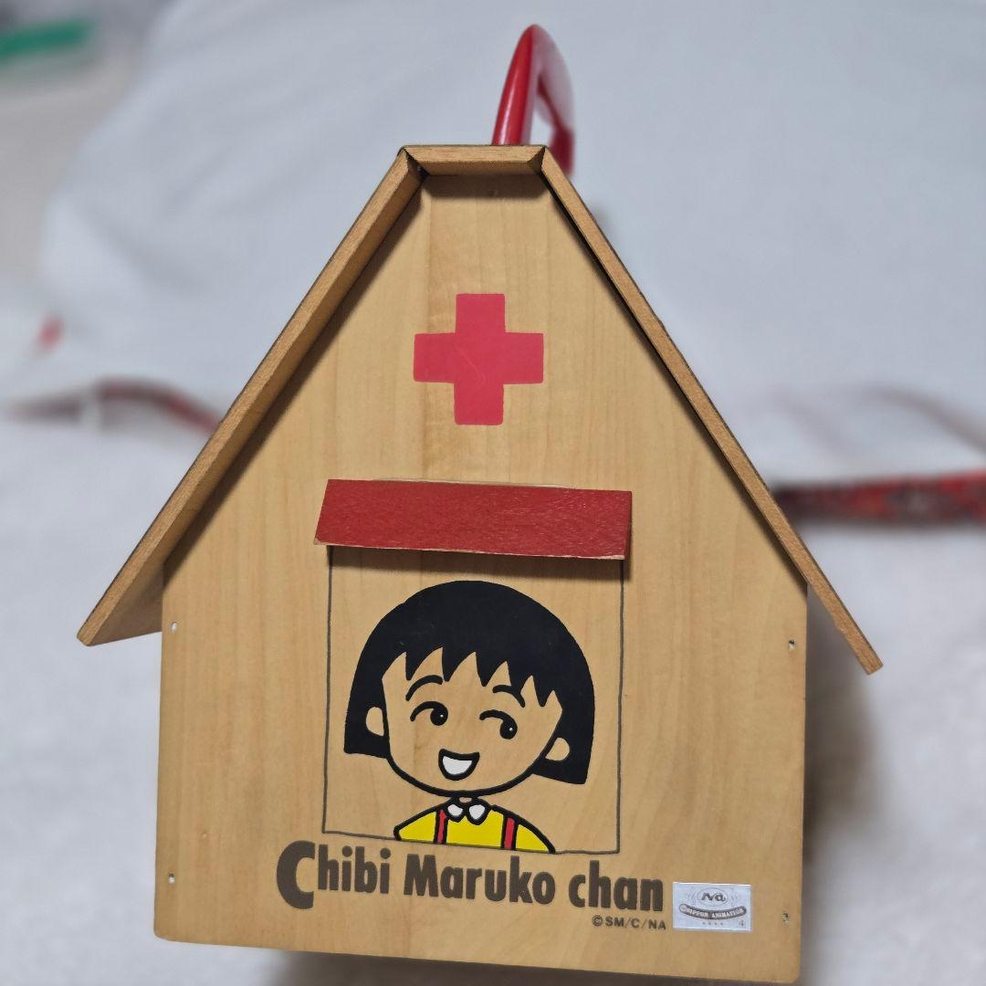 ​ちびまる子ちゃん 救急箱 木箱 FIRST AID KIT レトロ 希少