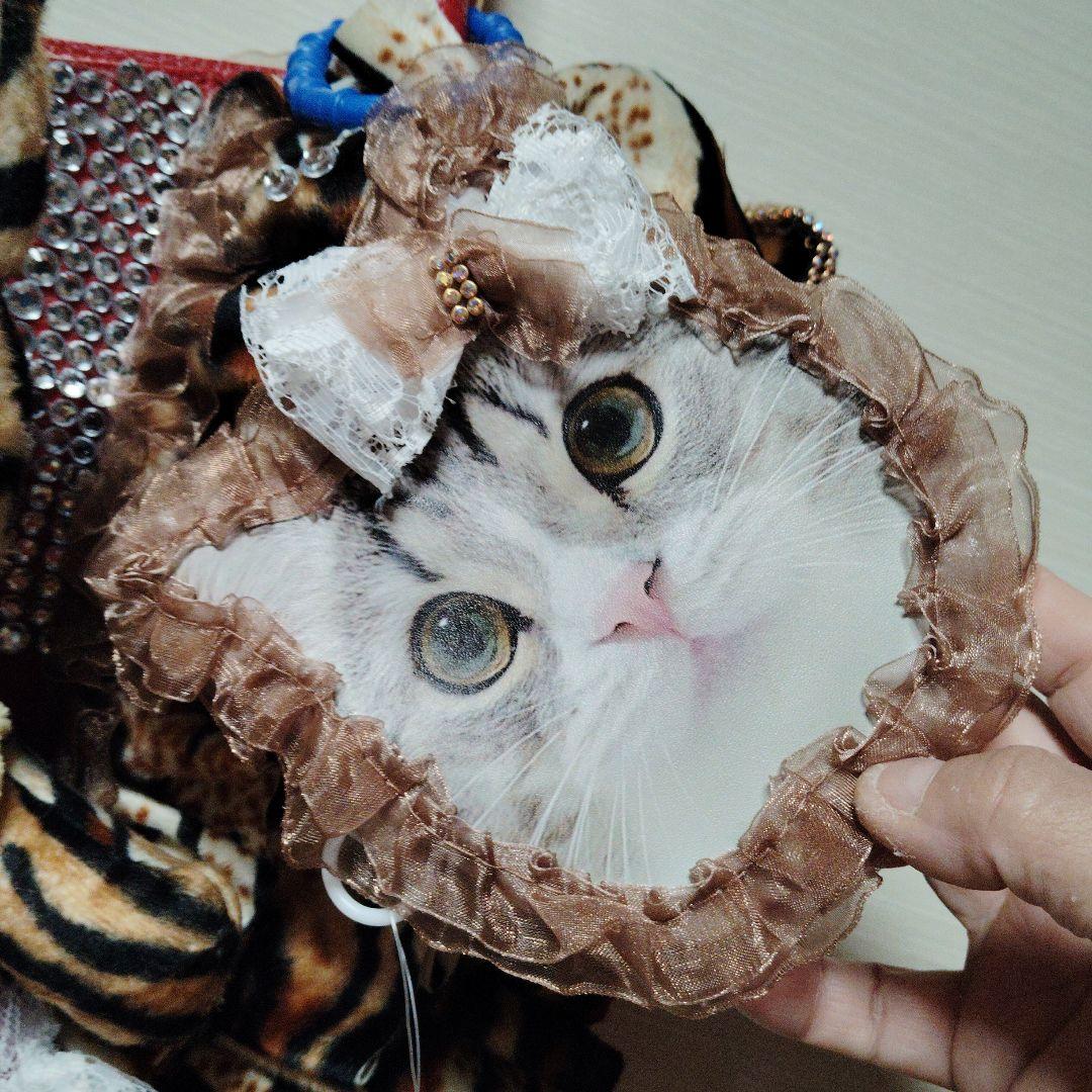 big luckyカーター・ビッグ・マイ・キャット猫耳フリルトートバッグ