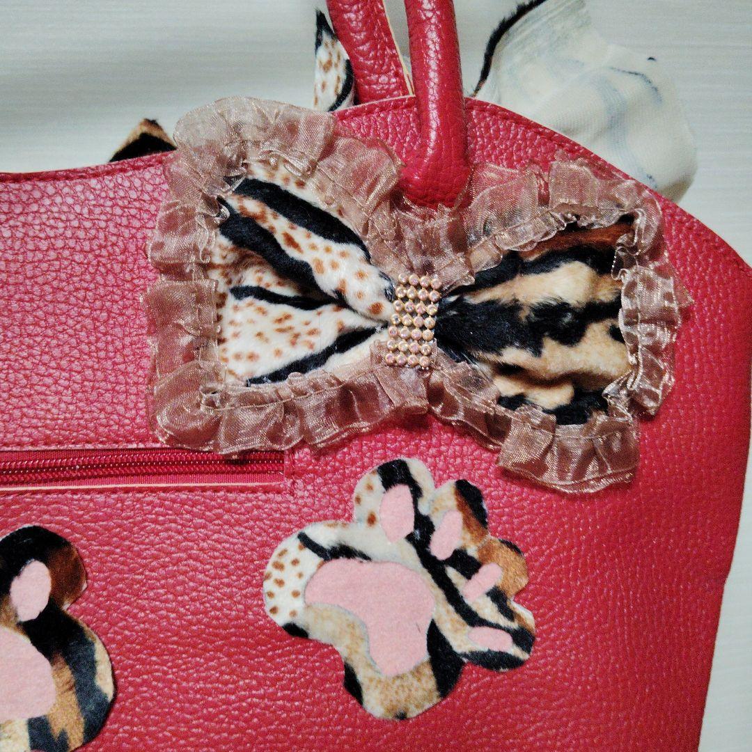 big luckyカーター・ビッグ・マイ・キャット猫耳フリルトートバッグ