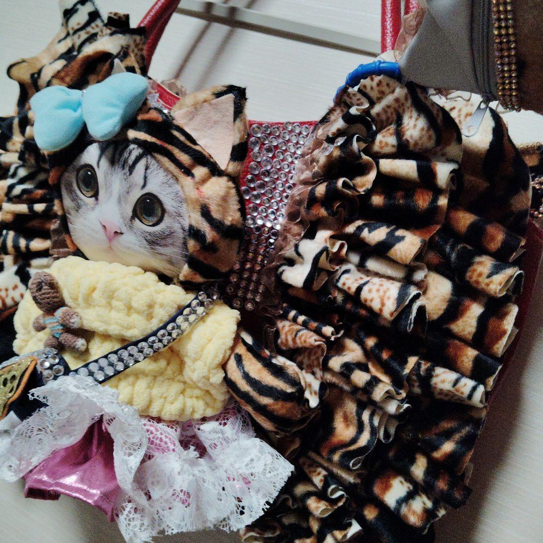 big luckyカーター・ビッグ・マイ・キャット猫耳フリルトートバッグ