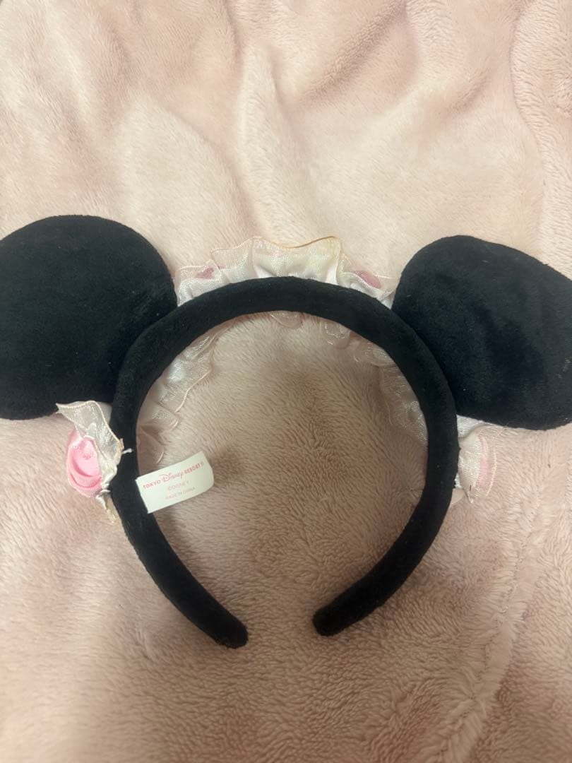 限定値引き‼️ディズニーカチューシャ ミニー レース ドッド
