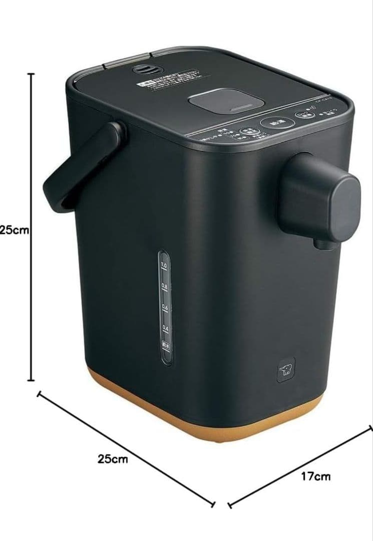象印 ＳＴＡＮ ブラック 電気ポット　黒　1.2L