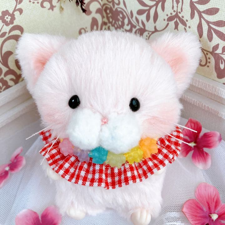 ★ハンドメイドぬいぐるみ★ こんぺいとうちゃん☆ ねこちゃん