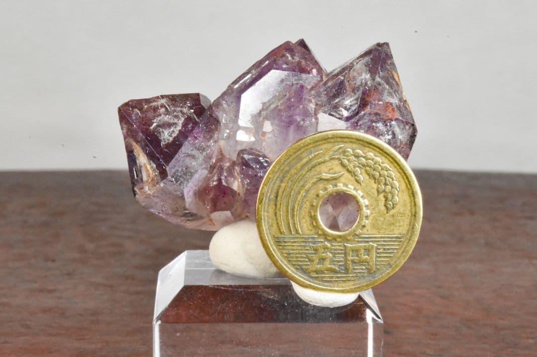 アフガニスタン バーミアン産 アメジストエレスチャルクラスター