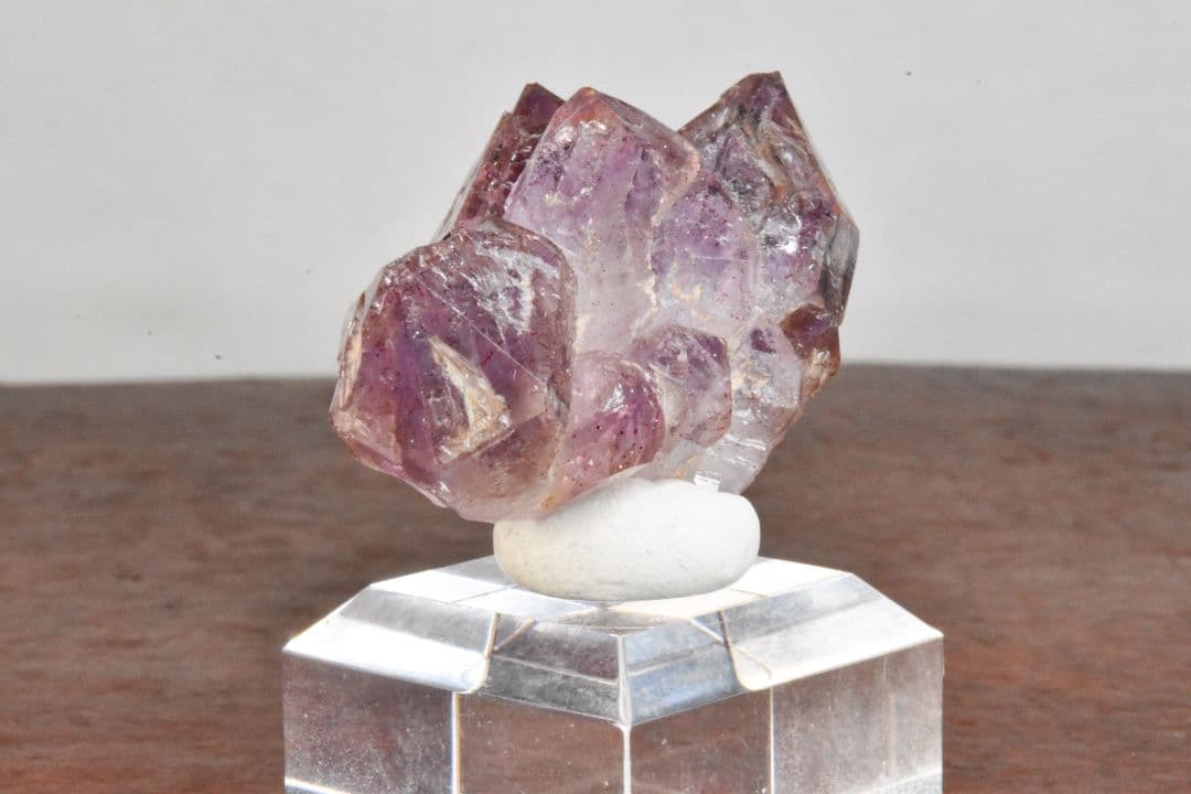 アフガニスタン バーミアン産 アメジストエレスチャルクラスター