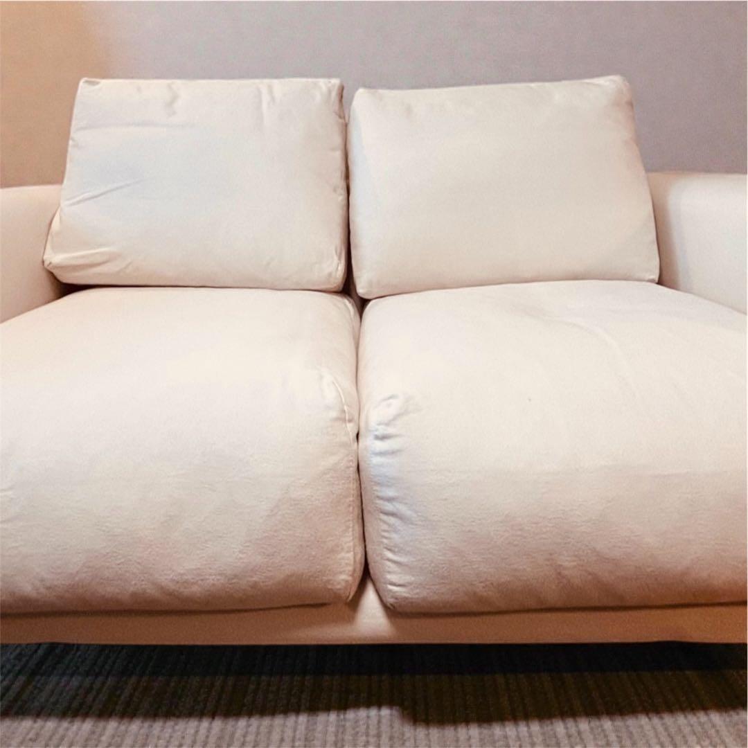 ⭐️新品同様⭐️無印良品⭐️ソファ⭐️２シーター・フェザーポケットコイル