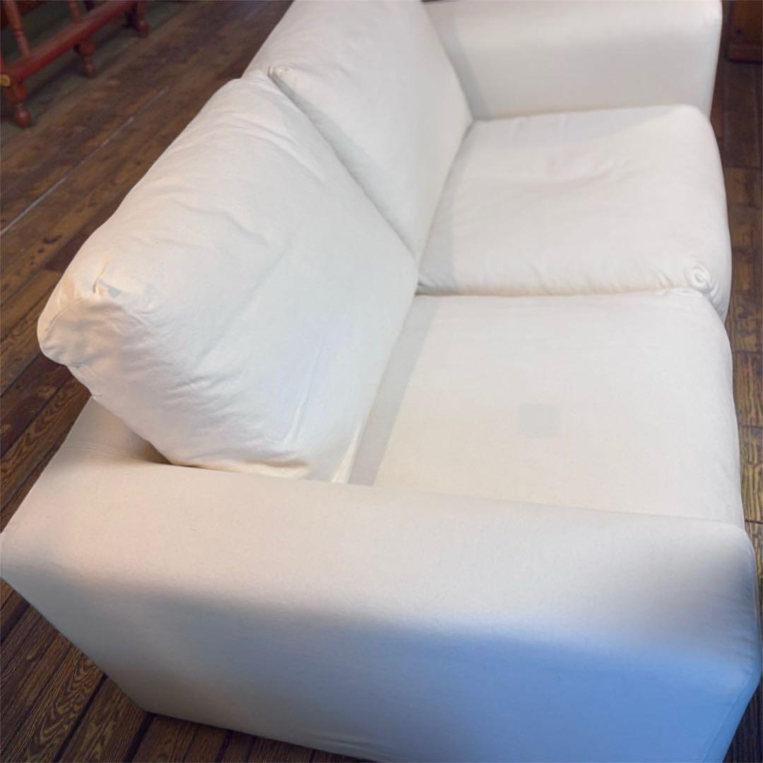 ⭐️新品同様⭐️無印良品⭐️ソファ⭐️２シーター・フェザーポケットコイル