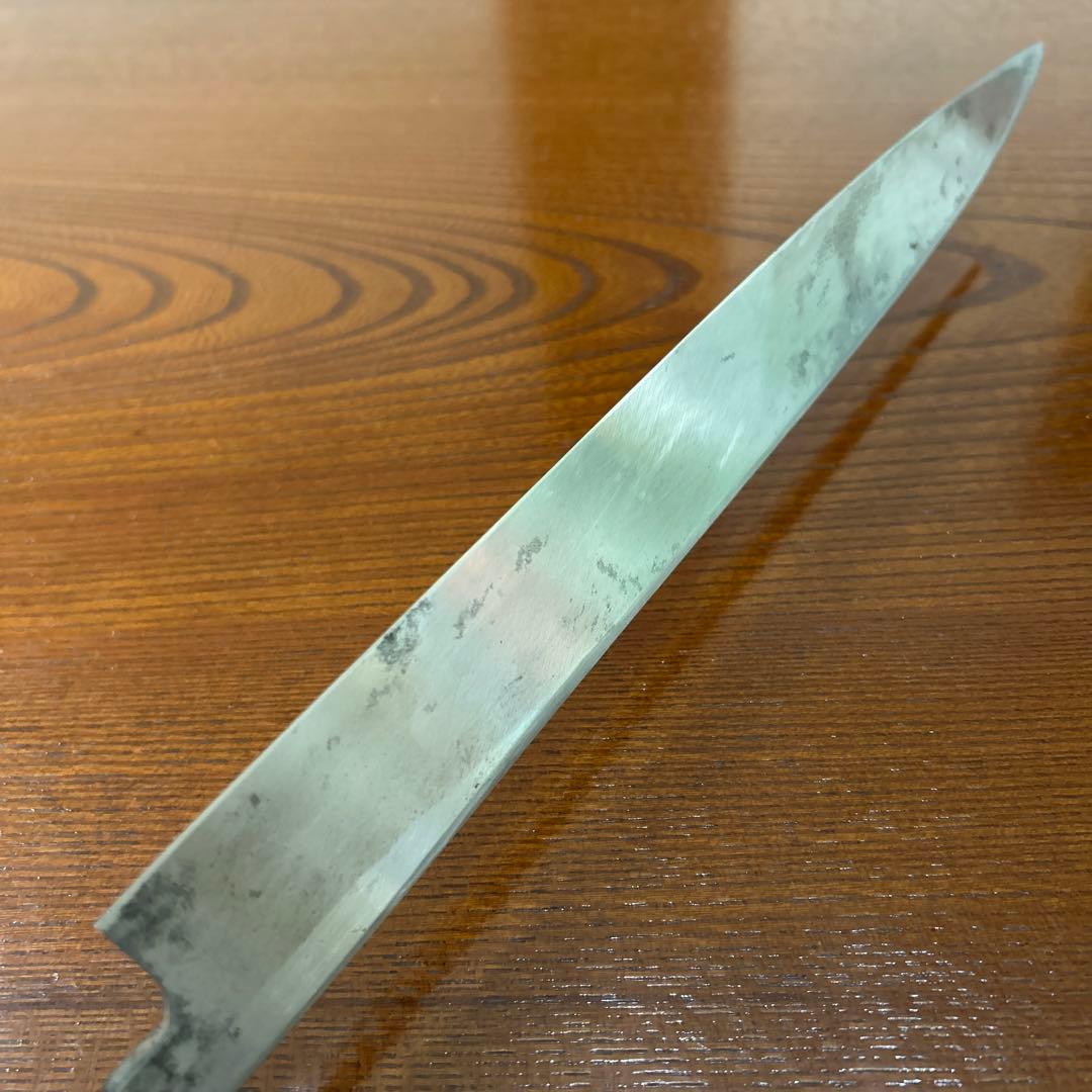 刺身包丁 サイズ 全長41,5cm刃26cm厚約4mm ★送料無料 ★水牛柄付