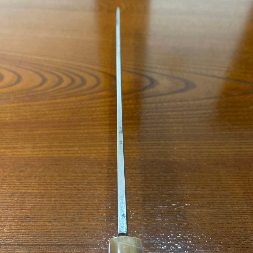 刺身包丁 サイズ 全長41,5cm刃26cm厚約4mm ★送料無料 ★水牛柄付