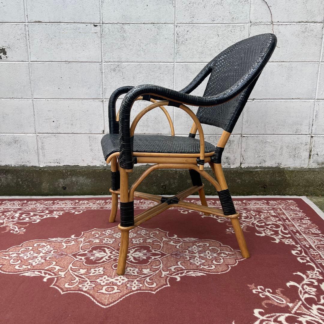 廃盤 ASPLUNDアスプルンド◾️編み込みレザー×ラタンフレーム 椅子 チェア