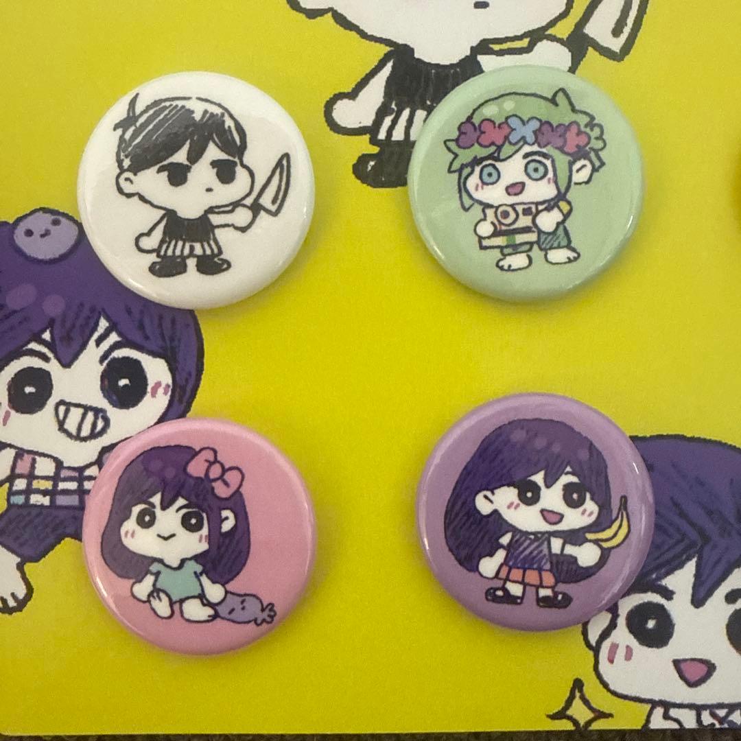 d*2様 OMORI CHIBI Button Pin Set バッジセット
