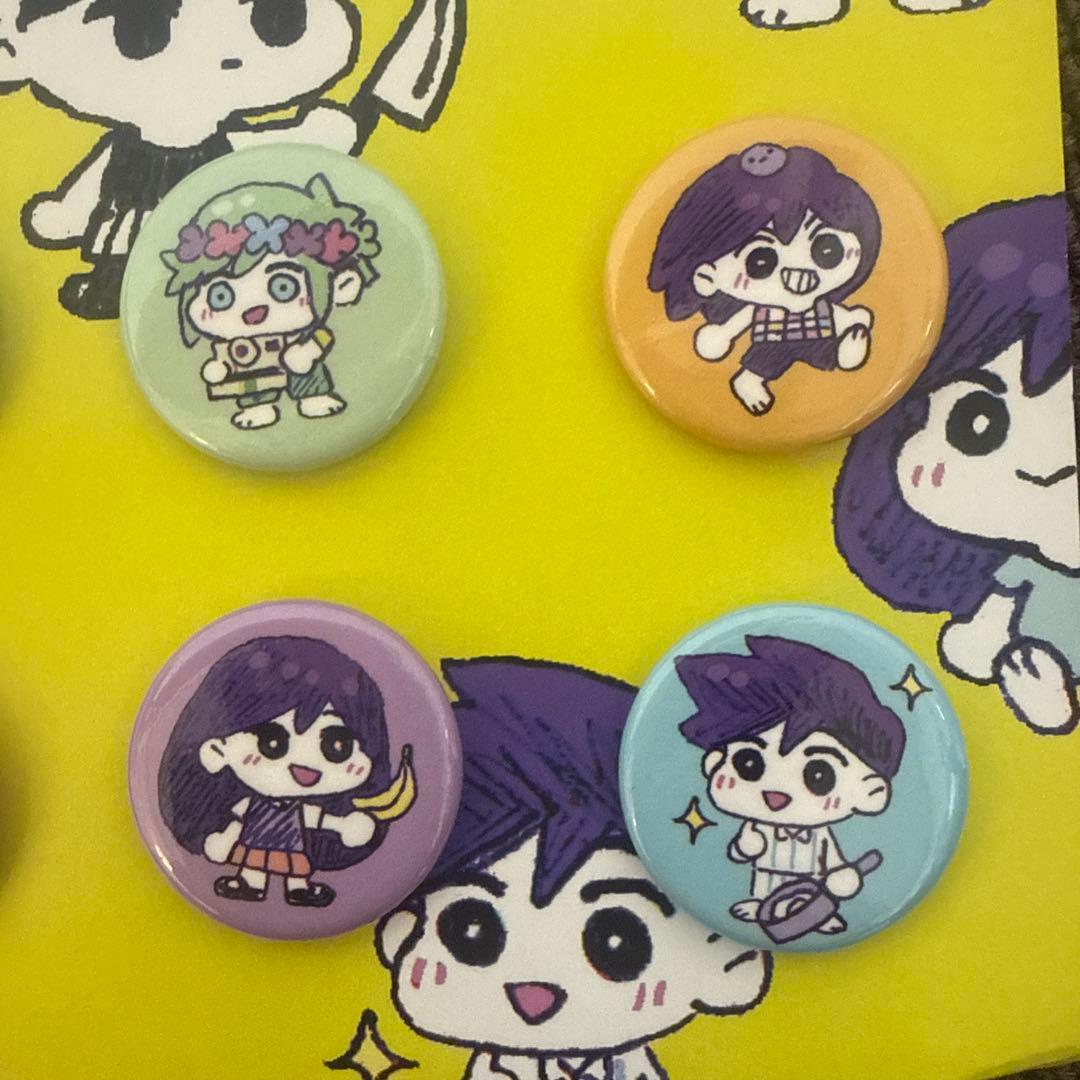 d*2様 OMORI CHIBI Button Pin Set バッジセット