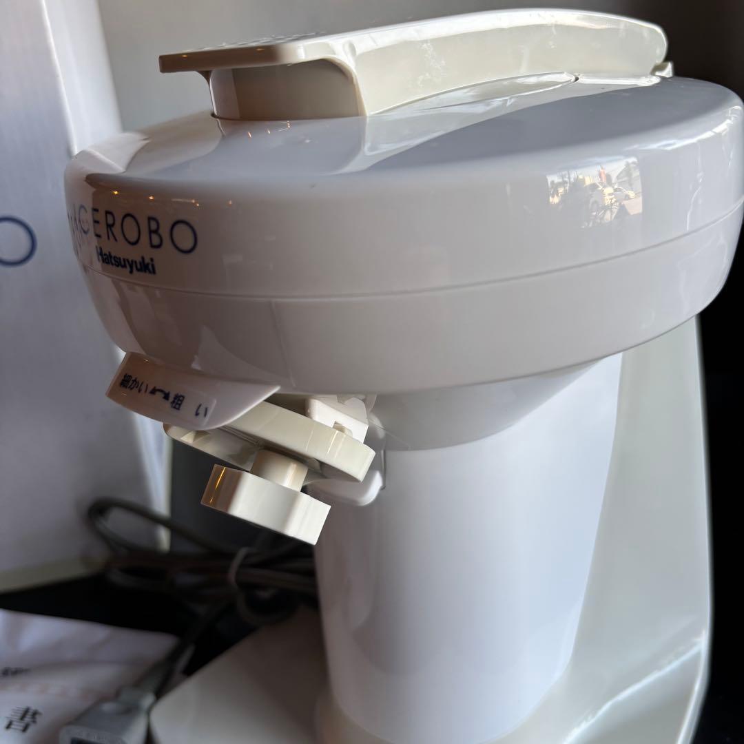 未使用品　中部コーポレーション かき氷器　Hatsuyuki アイスロボ