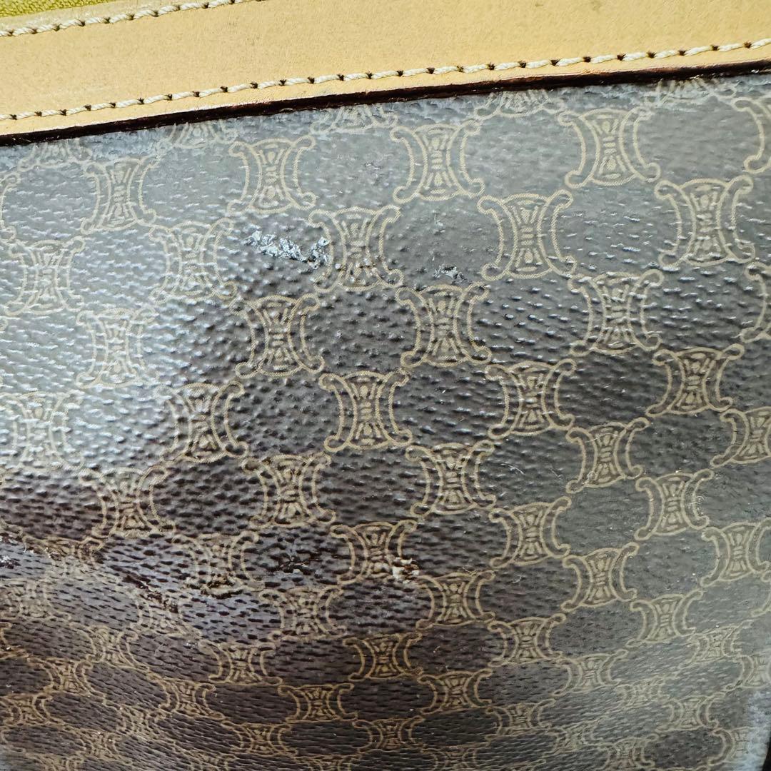 ✨CELINE✨セリーヌ✨マカダム柄✨ヴィンテージ✨ブラウン✨ボストンバッグ✨