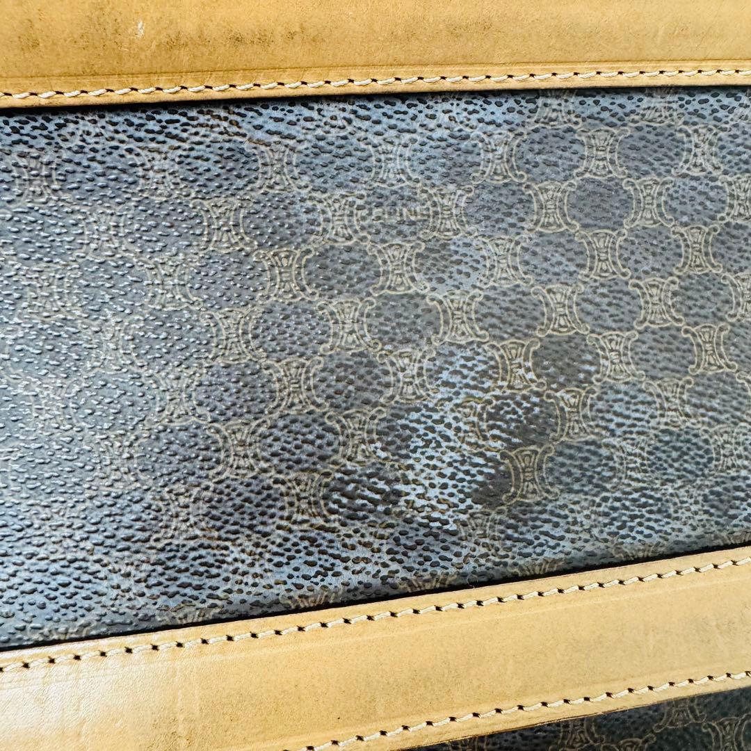 ✨CELINE✨セリーヌ✨マカダム柄✨ヴィンテージ✨ブラウン✨ボストンバッグ✨