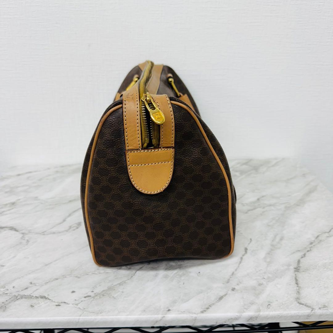 ✨CELINE✨セリーヌ✨マカダム柄✨ヴィンテージ✨ブラウン✨ボストンバッグ✨
