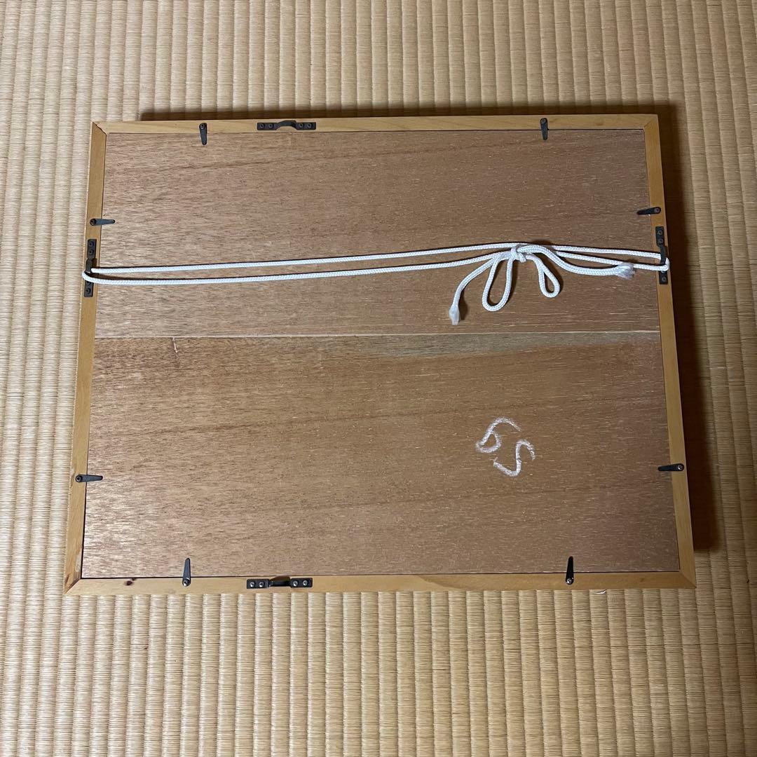 【美品】「薔薇」油絵 F4号　日野皖 バラの花束 油彩画 F4サイズ