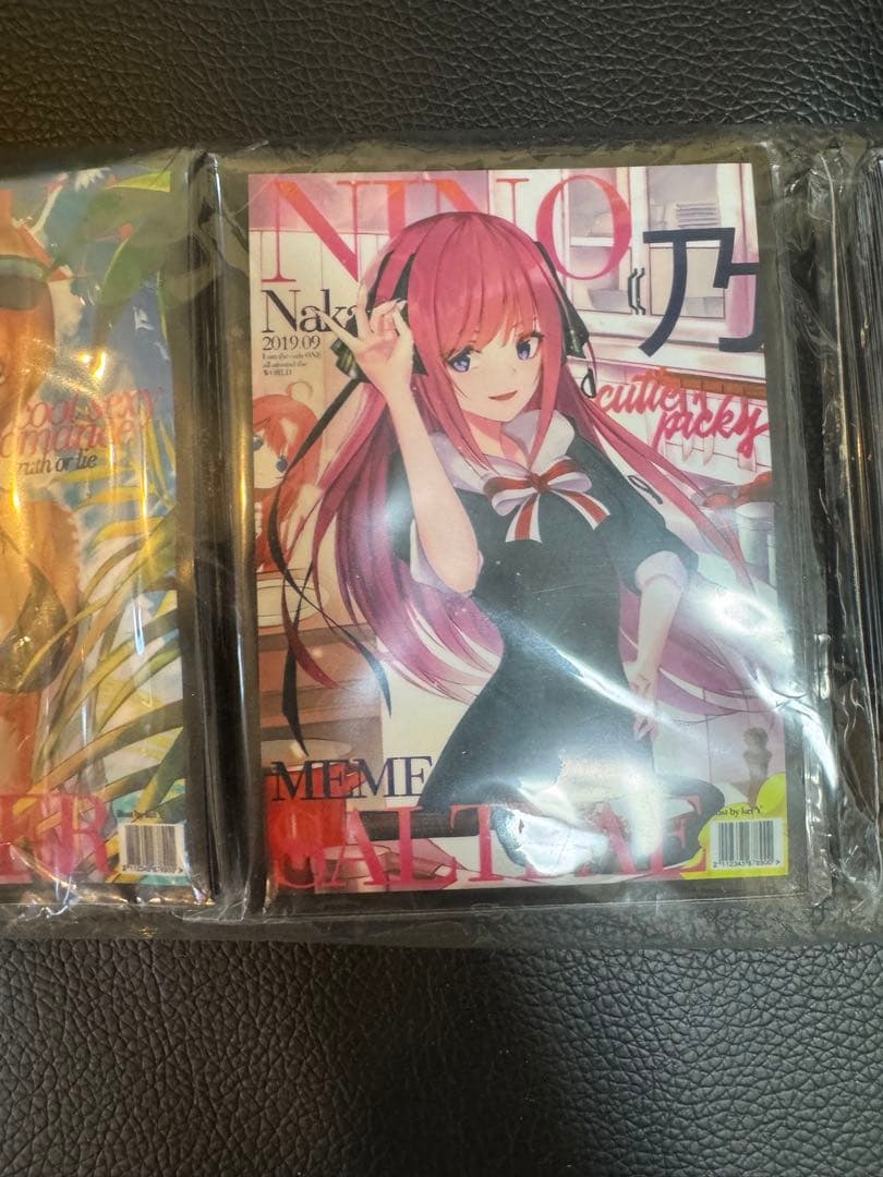 5個セット　雑誌風　五等分の花嫁　混沌の女神様　スリーブ