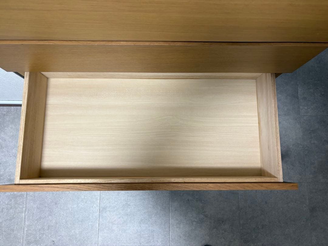 廃盤希少 無印良品 6段チェスト 天然木（オーク材）