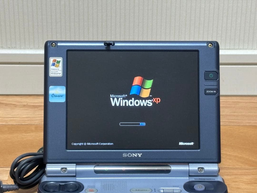 SONY VAIO PCG-U1 小型ノートパソコン Windows XP