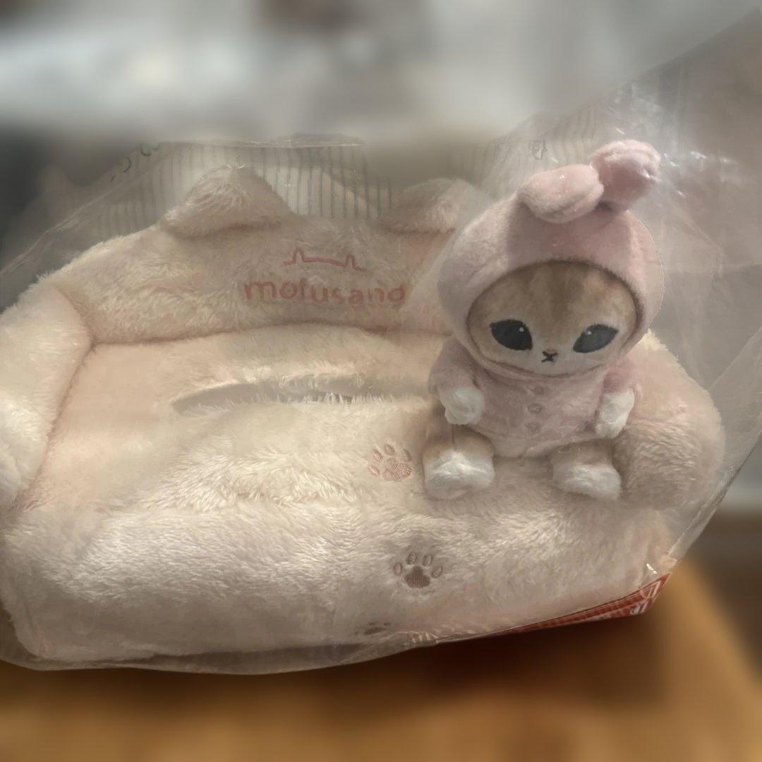 未開封品mofusand くつろぎにゃんこのソファ型ティッシュケース一番くじ