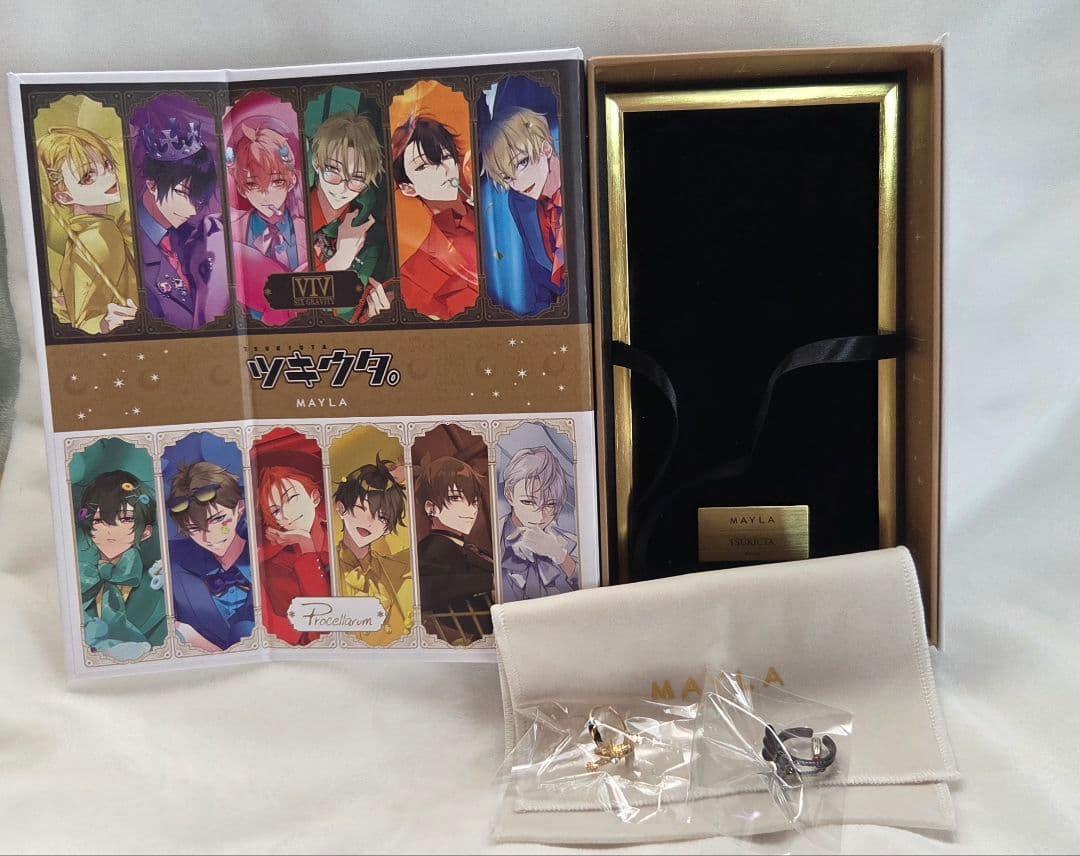 ツキウタ。　MAYLA 　コラボリング　睦月始　師走駆　外箱あり