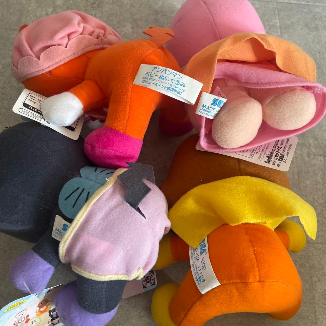 希少アンパンマン ベビーぬいぐるみSEGA 2002赤ちゃん平成レトロレア玩具