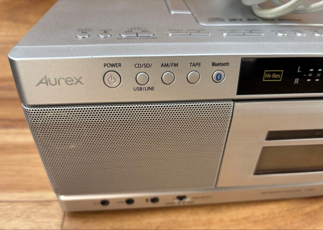 Bluetooth SD USB 東芝 TY-AK2CDラジオカセットレコーダー
