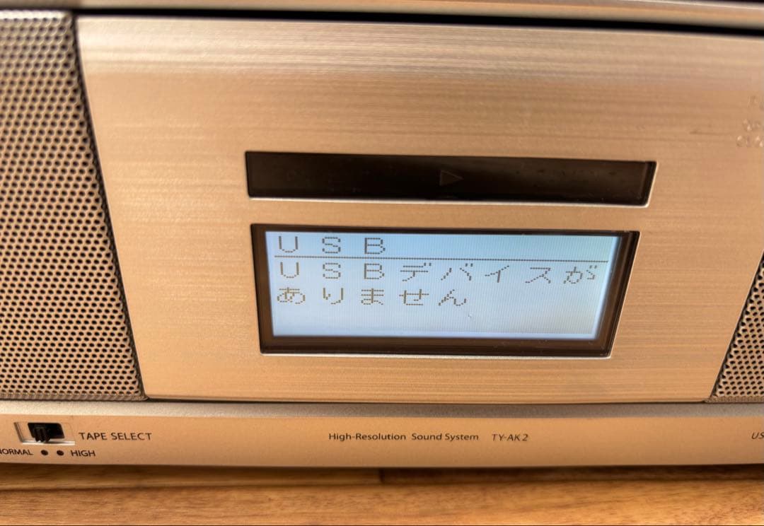 Bluetooth SD USB 東芝 TY-AK2CDラジオカセットレコーダー