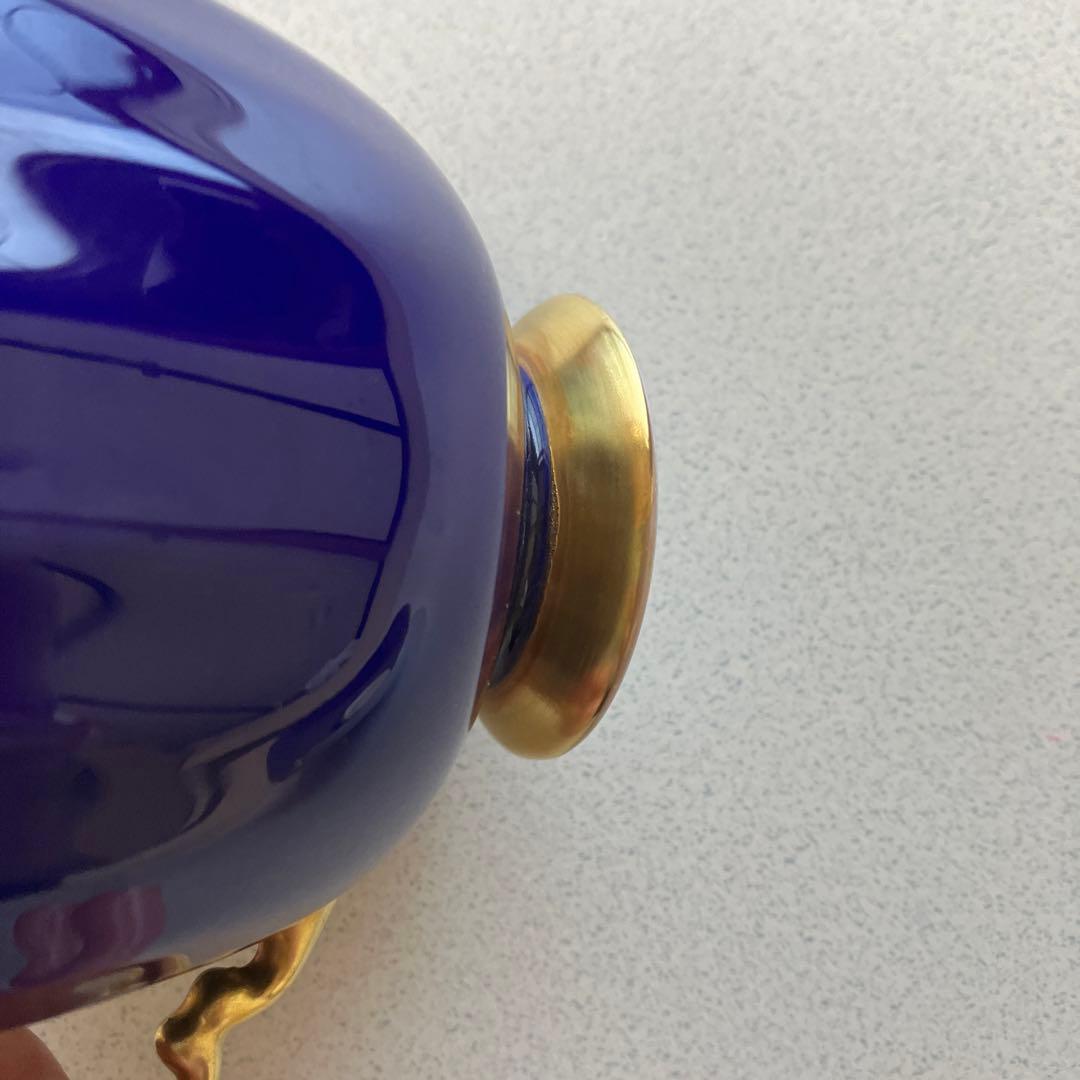 【未使用】ボーンチャイナ　エインズレイ　オーチャードゴールドコバルトブルー
