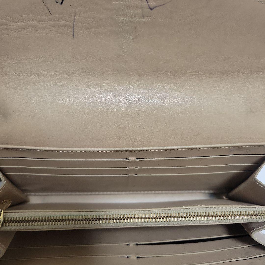 Louis Vuitton 　ヴェルニ ポルトフォイユサラ　イエロー 長財布