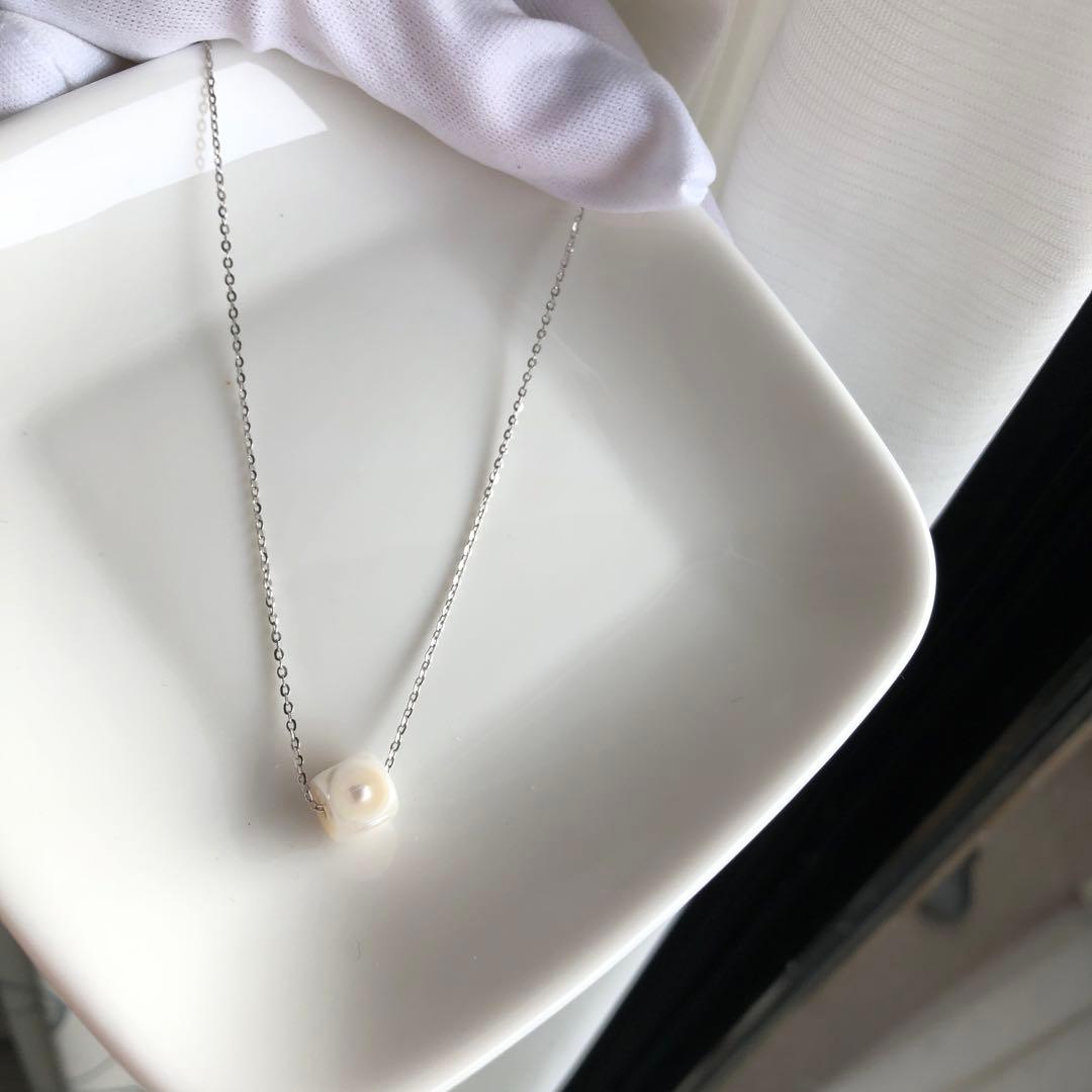 オリジナルデザイン　LUCK DICEシリーズ淡水パール　ネックレス　MR36