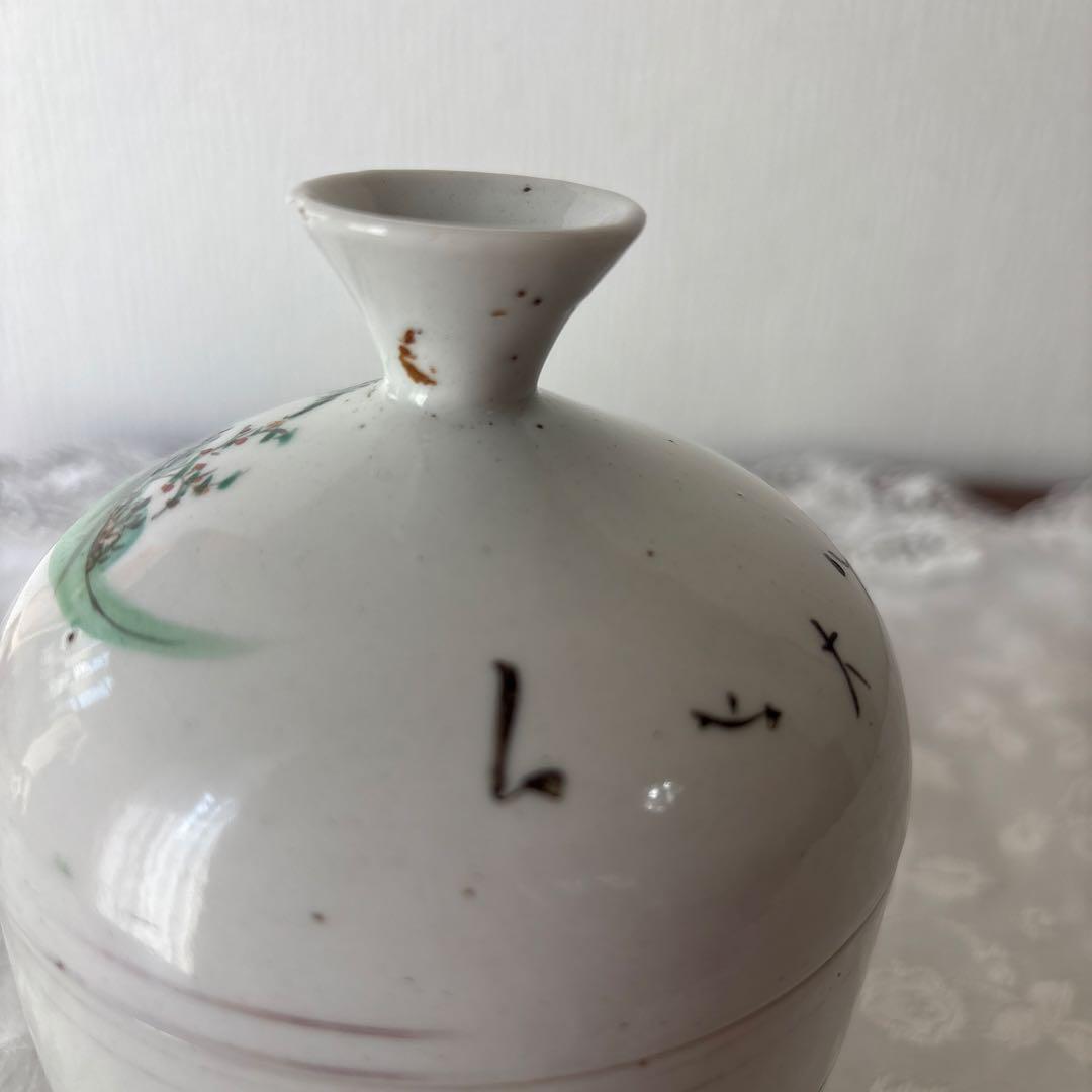 中国骨董 清朝後期〜中華民国 陶器中国美術 粉彩色絵人物図水注染付 蓋付き容器