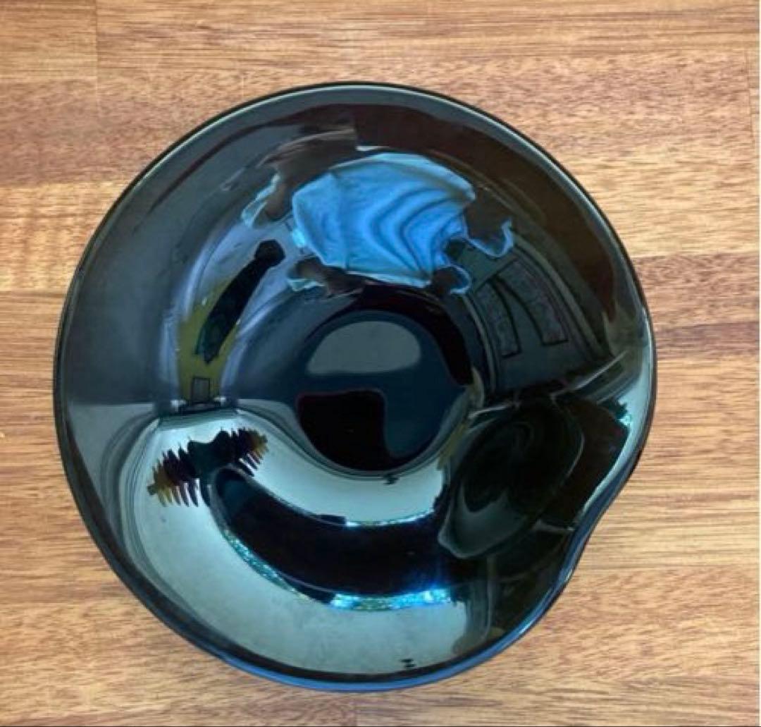ビレロイ&ボッホ ガラス製 皿 ボウル　Villeroy&Boch 黒