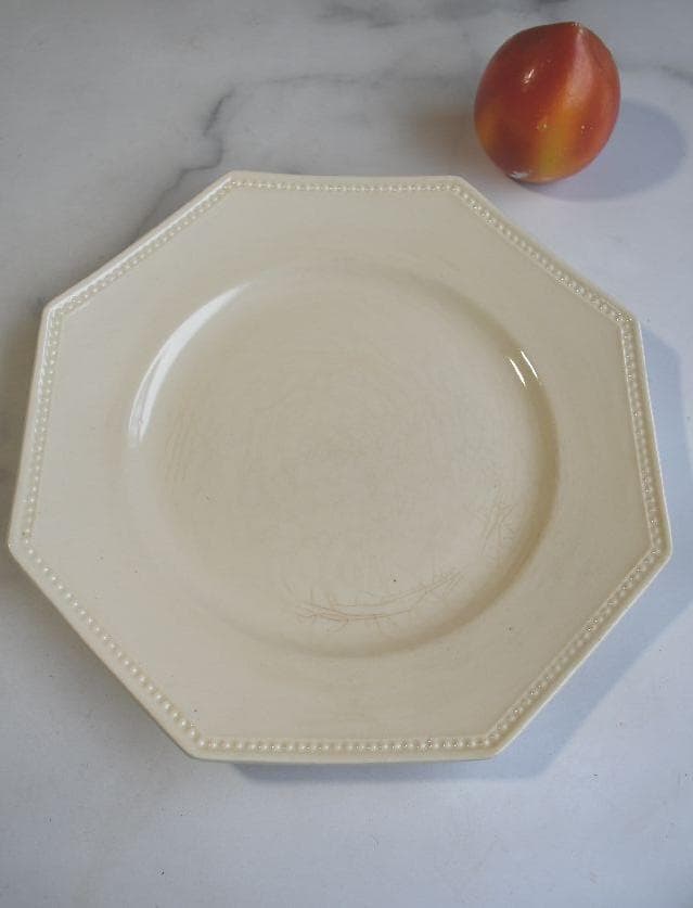 2枚組　サルグミンヌ　オクトゴナル皿　フランスアンティーク