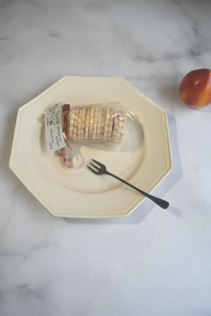 2枚組　サルグミンヌ　オクトゴナル皿　フランスアンティーク