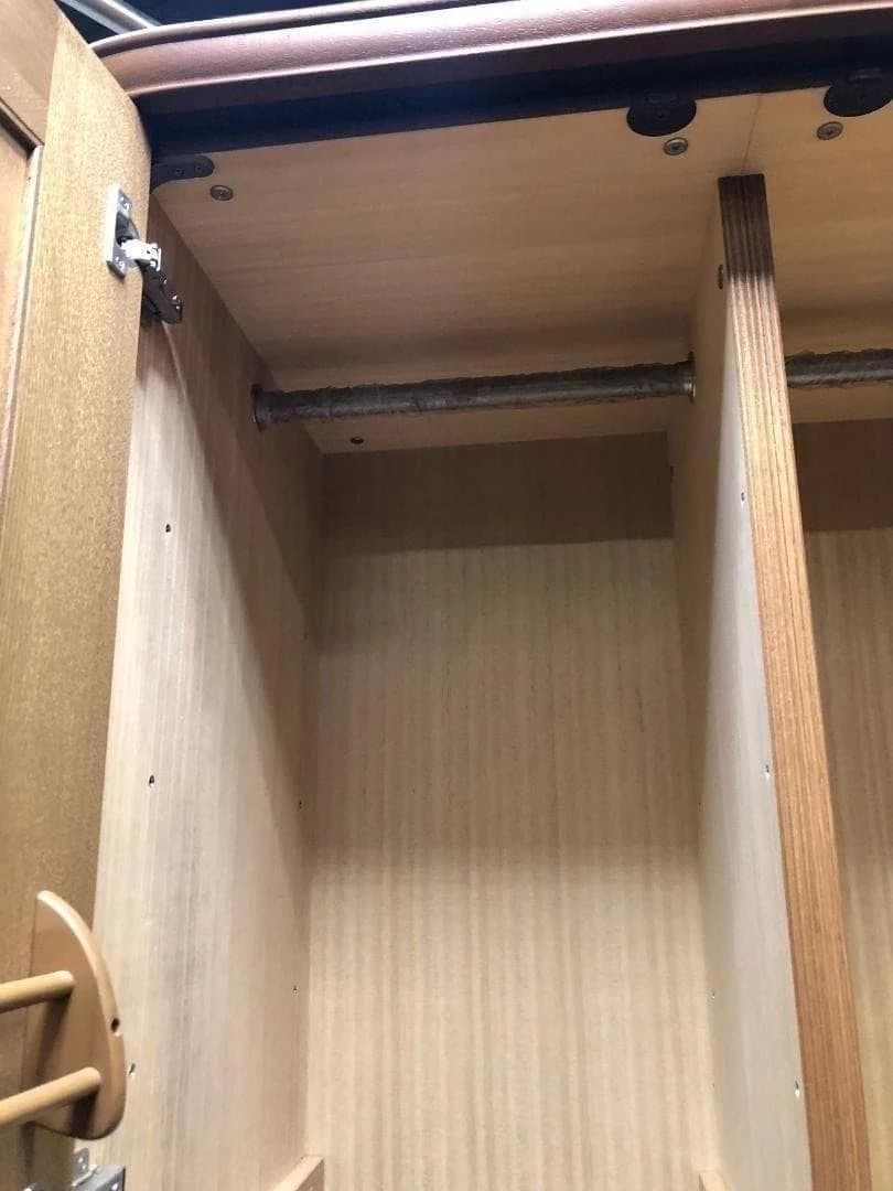 府中家具　桐たんす　佐々木木工　大塚家具　洋ダンス　2枚扉　250523-4