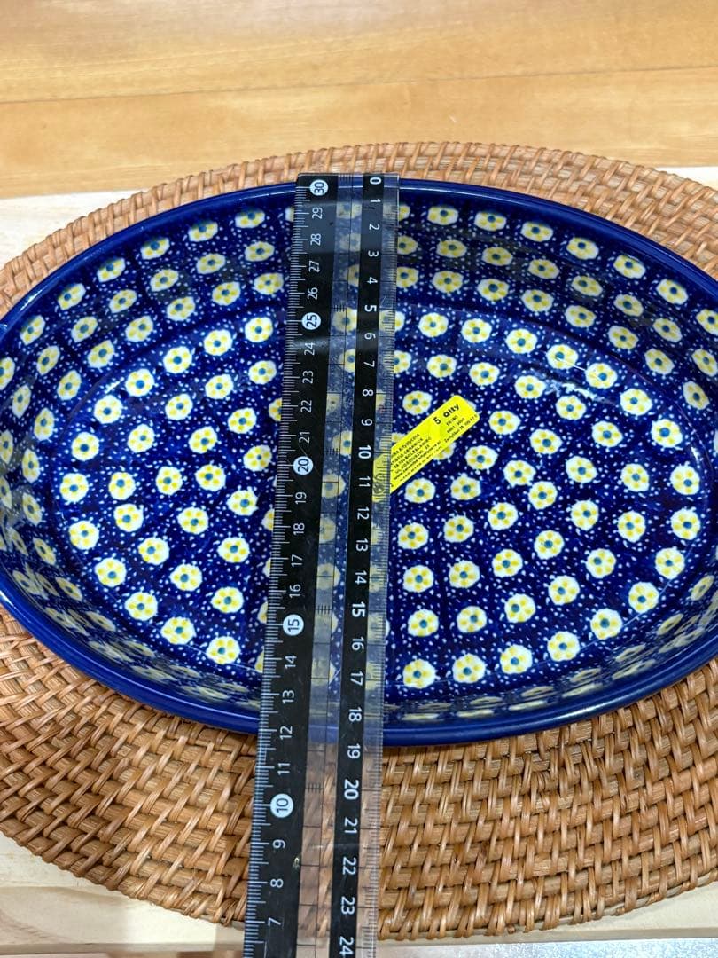 新品　ポーリッシュポタリー　ツェラミカ製　大皿