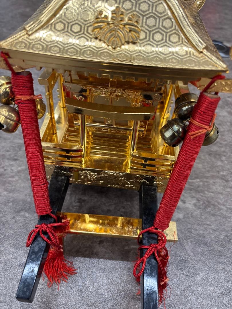 神輿 置物 金色 豪華 インテリア 和風 オブジェ 飾り