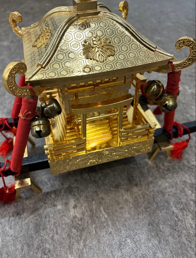 神輿 置物 金色 豪華 インテリア 和風 オブジェ 飾り