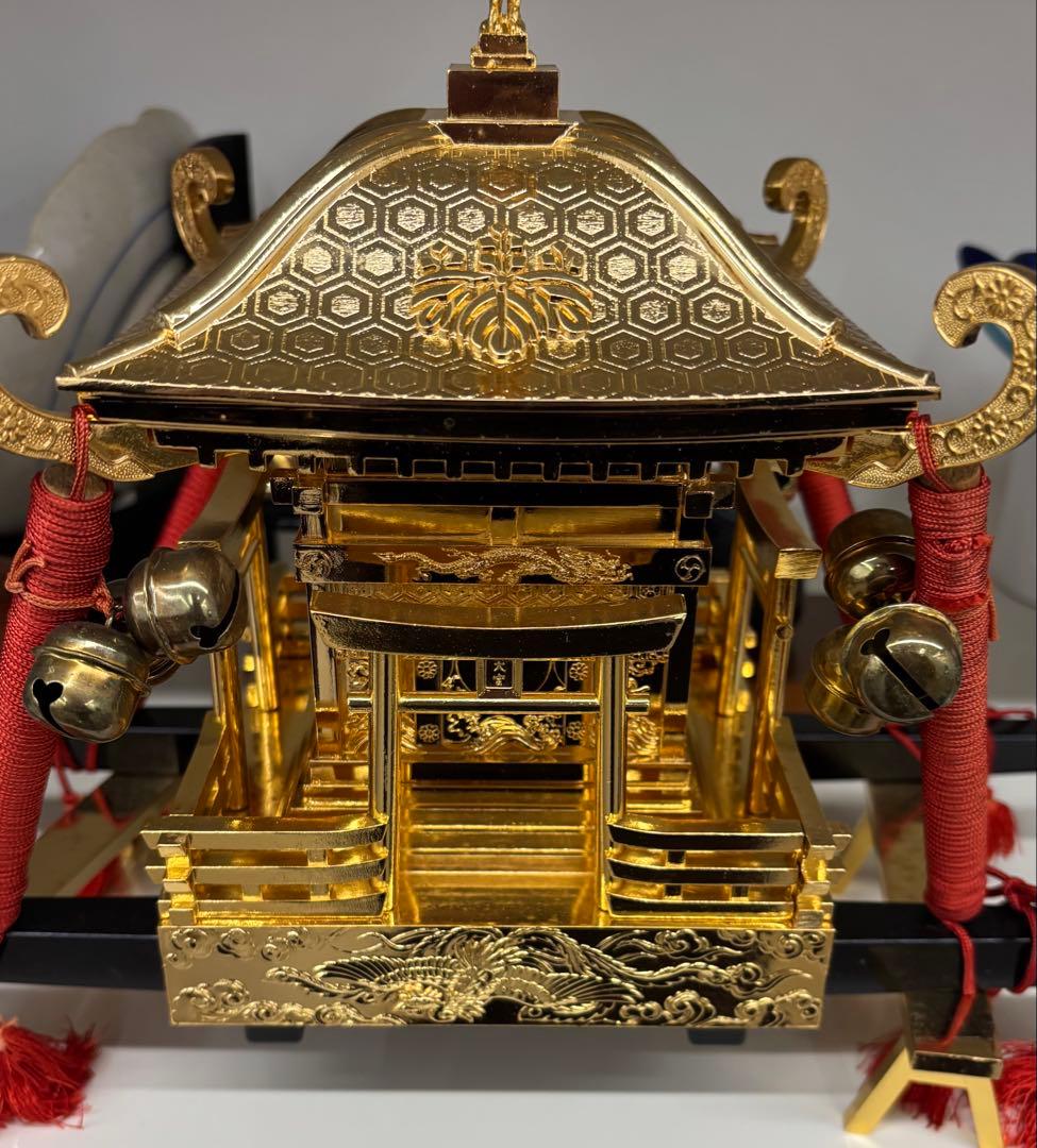 神輿 置物 金色 豪華 インテリア 和風 オブジェ 飾り