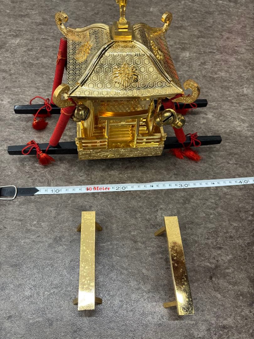 神輿 置物 金色 豪華 インテリア 和風 オブジェ 飾り
