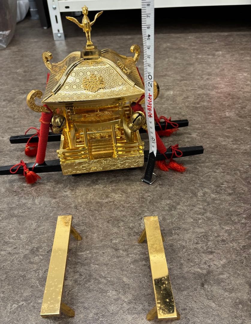 神輿 置物 金色 豪華 インテリア 和風 オブジェ 飾り