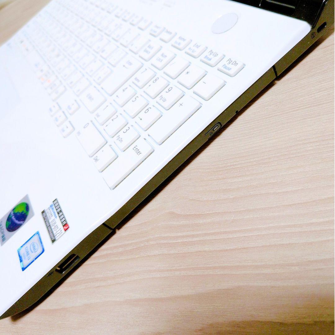 状態良好✨NEC白ノートPC✨SSD搭載／メモリ8GB／ブルーレイ／すぐ使える