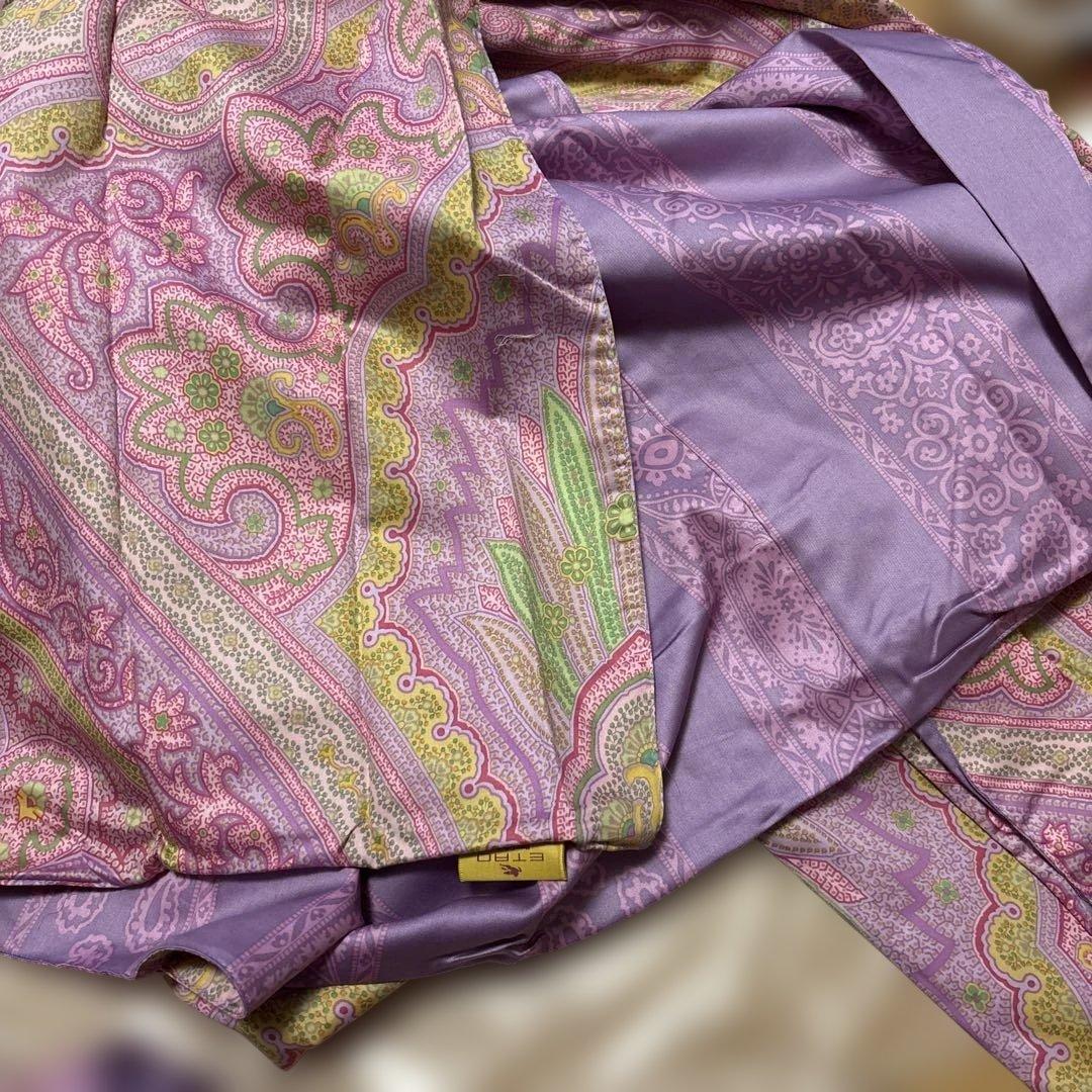 ETRO ペイズリー柄 ダブルベットカバーセット