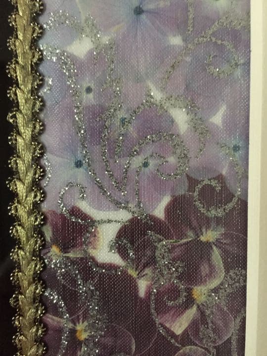 押し花アート「メルヘンの中の鹿」
