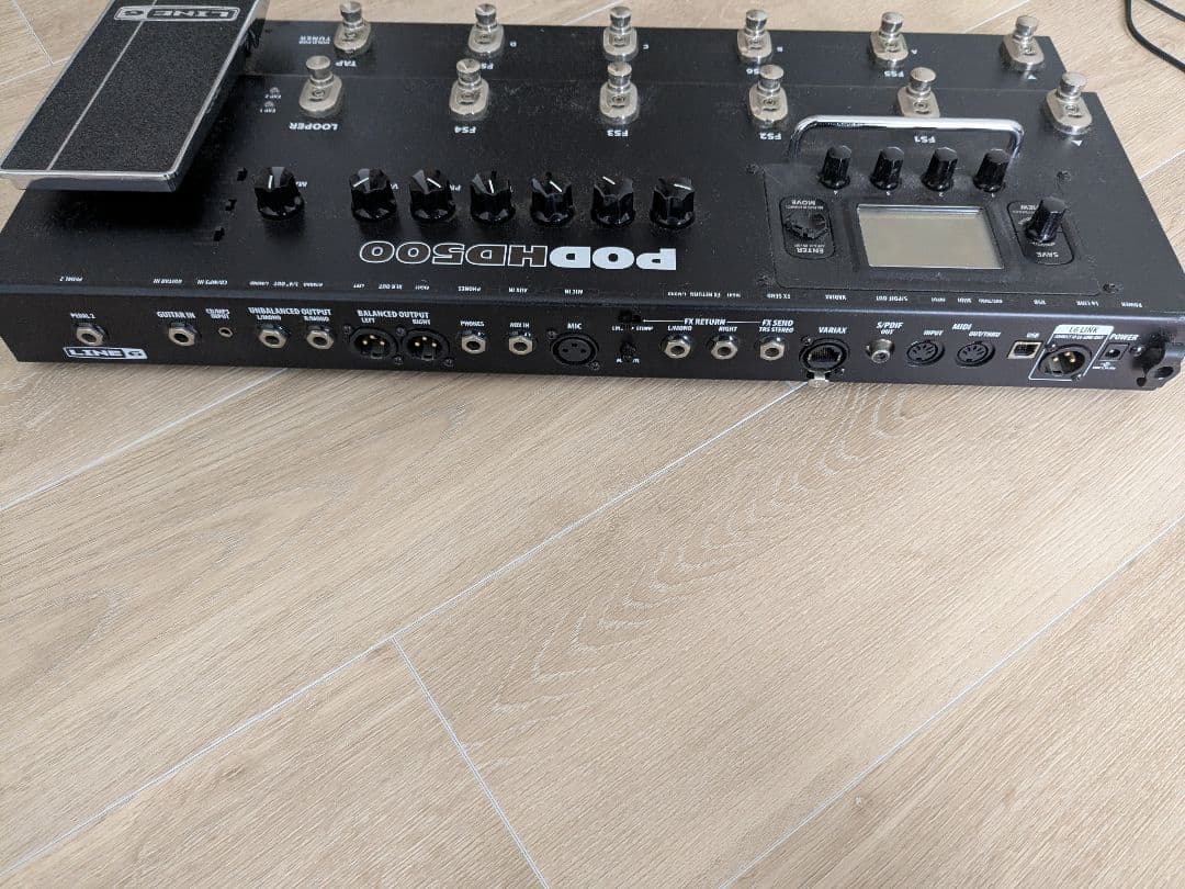 LINE6 POD HD 500 アンプシュミレーター　純正アダプター付き