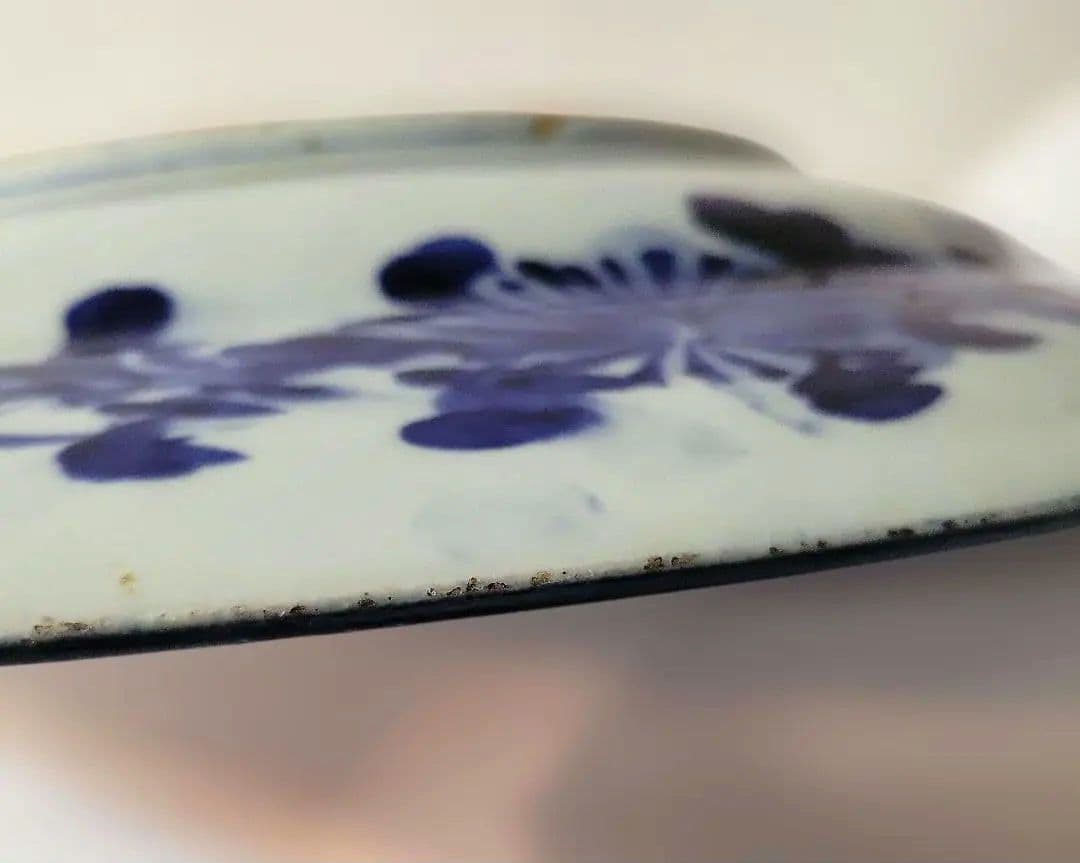 【週末セール】古伊万里　大皿　染付　陶器製　 　伝統工芸品　約45センチ