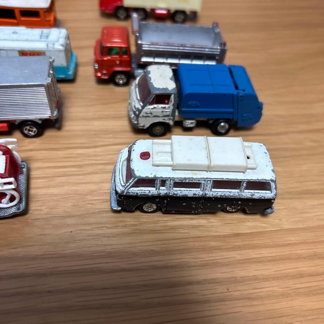 ミニカーセット 多色 トラック バス 乗用車