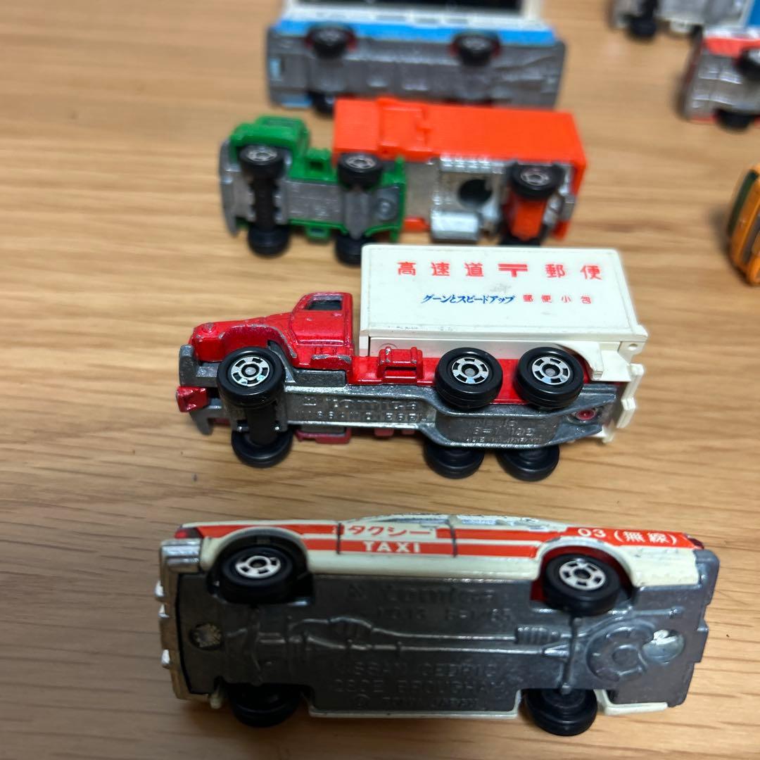ミニカーセット 多色 トラック バス 乗用車